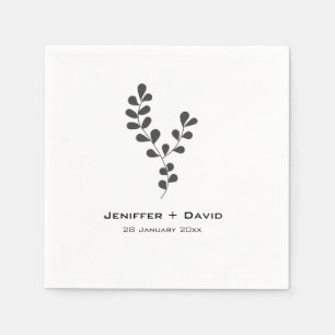 Personalisierte Hochzeit, Brautparty/Verlobung Serviette