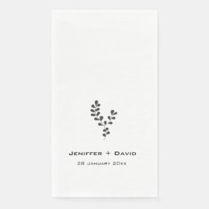 Personalisierte Hochzeit, Brautparty/Verlobung Serviette