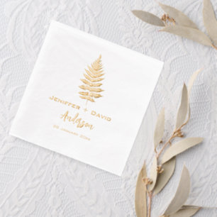 Personalisierte Hochzeit, Brautparty/Verlobung Servietten Mit Folie