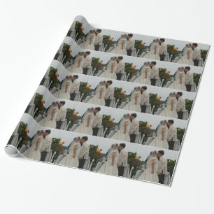 Personalisierte Hochzeit Bridal Foto Geschenkpapier