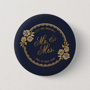 Personalisierte Hochzeit Button