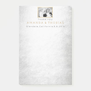 Personalisierte Hochzeit Danke, dass du dir einen  Post-it Klebezettel