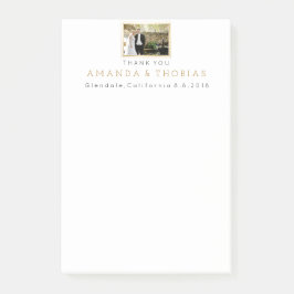 Personalisierte Hochzeit Danke, dass du dir einen  Post-it Klebezettel