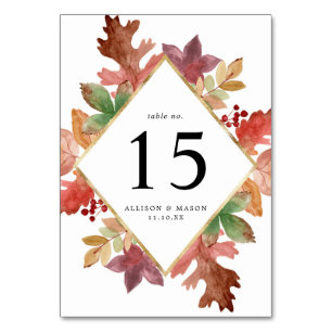 Personalisierte Hochzeit durch den rustikalen Herb Tischnummer