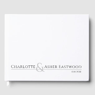 Personalisierte Hochzeit für Paare Gästebuch
