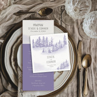 Personalisierte Hochzeit im Winterwald