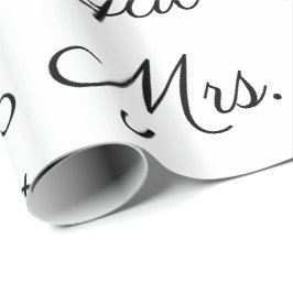Personalisierte Hochzeit Name-Heirat Gfitwrap B u. Geschenkpapier