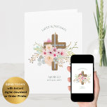 Personalisierte Hochzeit oder Jahrestag Blumenkreu Karte<br><div class="desc">Hübsches Blumenkreuz mit drei Textfeldern zum Hinzufügen von Namen, Datum, Anlässen, falls erforderlich. _____________________________________________________________________________________ 1. Dieser Artikel kann für Hochzeit, Gelbverlängerung, Jubiläum, Verlobung verwendet werden. _______________________________________________________________________________________ 2. Um Hilfe beim Bearbeiten zu erhalten, fügen Sie die passenden Elemente (siehe angehängte Auflistung) in das benutzerdefinierte Design ein. FOLGEN Sie diesem Geschäft und...</div>