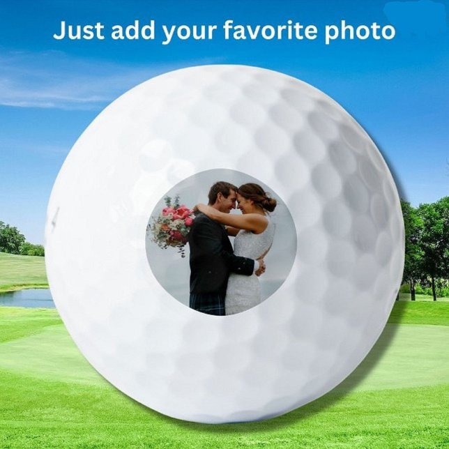 Personalisierte Hochzeit oder Jubiläum-Foto Golfball (Von Creator hochgeladen)