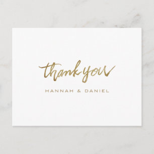 Personalisierte Hochzeit Postkarte