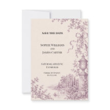 Personalisierte Hochzeit - Save-the-Date-Karte