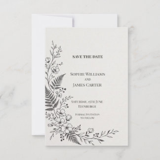 Personalisierte Hochzeit - Save-the-Date-Karte Save The Date