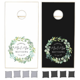 Personalisierte Hochzeit zwischen Schwarz und Weiß