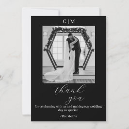 Personalisierte HochzeitDankeschön-Karte Einladung