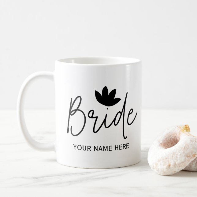 Personalisierte Hochzeiten Kaffeetasse (Mit Donut)