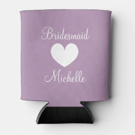 Personalisierte Hochzeiten können für Brautmädchen Dosenkühler