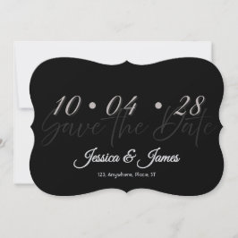 Personalisierte Hochzeitsankündigung zum Speichern Save The Date