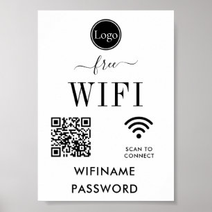 Personalisierte Hochzeitsdekoration WiFi-Zeichen Poster