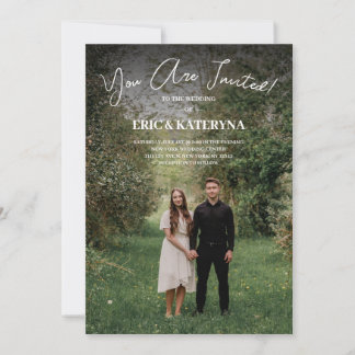 Personalisierte Hochzeitseinladung mit Foto Einladung
