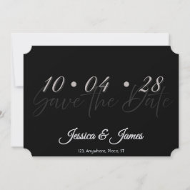 Personalisierte Hochzeitseinladung zur Vorankündig Save The Date