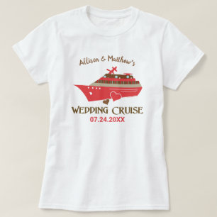 Personalisierte Hochzeitsfahrt T-Shirt