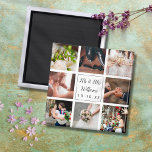 Personalisierte HochzeitsfotoCollage Magnet<br><div class="desc">Personalisieren Sie mit Ihren acht Lieblings-Hochzeit-Fotos,  Namen und besonderen Datum,  um eine einzigartige Foto-Collage,  Erinnerung und Geschenk zu schaffen. Ein schöner Schatz! Entwickelt von Thisisnotme©</div>