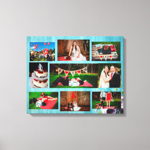Personalisierte Hochzeitsfotografie Leinwanddruck