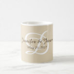Personalisierte Hochzeitsgeschenk Tasse<br><div class="desc">Sie suchen ein besonderes Hochzeitsgeschenk? Personalisieren Sie diese Kaffeetasse für die frisch gezapften oder zum Jubiläum.</div>
