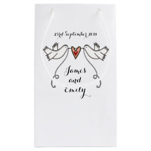 Personalisierte Hochzeitsgeschenktüten Kleine Geschenktüte