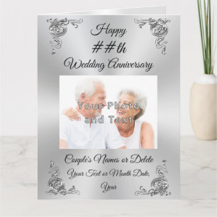 Personalisierte Hochzeitskarte für das FOTO Karte