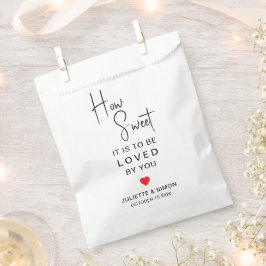 Personalisierte Hochzeitstaschen für Gastgeschenke Geschenktütchen