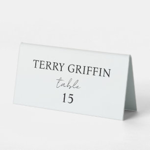 Personalisierte Hochzeitstischkarten Tischkarten m Tischaufsteller