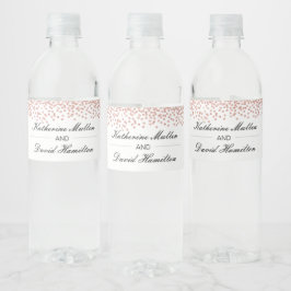 Personalisierte Hochzeitwasserflasche