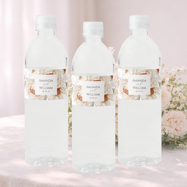Personalisierte Hochzeitwasserflasche (Von Creator hochgeladen)