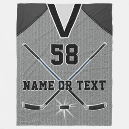 Personalisierte Hockey-Decken, irgendwelche Fleecedecke