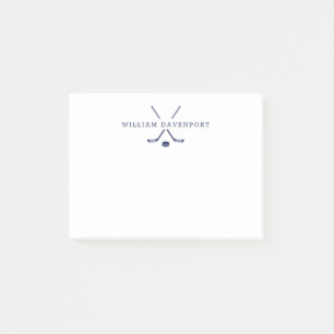 Personalisierte Hockey-Themen-Notizzettel Post-it Klebezettel