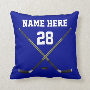 Personalisierte Hockeythrow-Kissen IHRE FARBE, Kissen