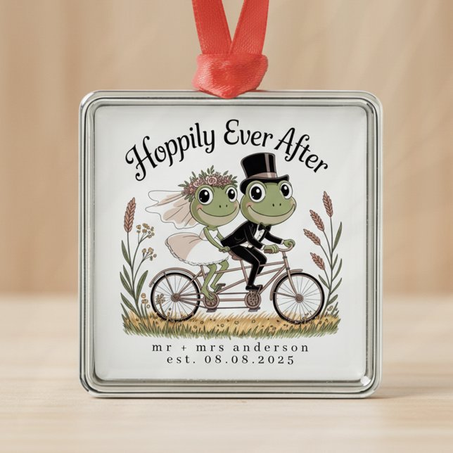 Personalisierte Hoffnungen je nach Hochzeit Ornament Aus Metall (Von Creator hochgeladen)