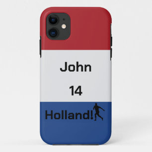 Personalisierte Holland Flag Football Ausrüstung Case-Mate iPhone Hülle