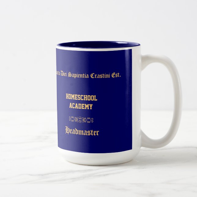 Personalisierte Homeschool Tasse (Rechts)
