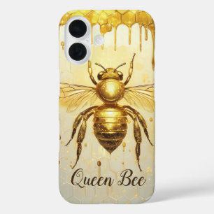 Personalisierte Honigbiene iPhone 16 Hülle