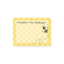 Personalisierte Honigbiene-Post-it-Notizen
