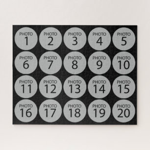 Personalisierte horizontale 20 FOTOKOLLAGE