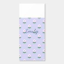 Personalisierte Hübsche Blumengeburt Lila