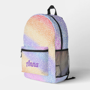 Personalisierte Hübsche Farbenfrohe Moderne Giralb Bedruckter Rucksack