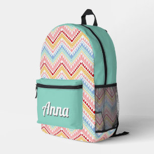 Personalisierte Hübsche Farbenfrohe Moderne Giralb Bedruckter Rucksack