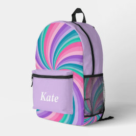 Personalisierte Hübsche Farbenfrohe Moderne Giralb Bedruckter Rucksack