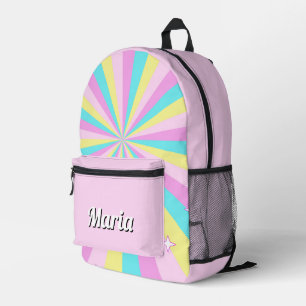 Personalisierte Hübsche Farbenfrohe Moderne Giralb Bedruckter Rucksack