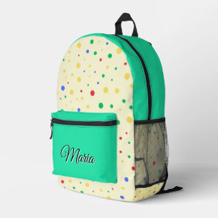 Personalisierte Hübsche Farbenfrohe Moderne Giralb Bedruckter Rucksack