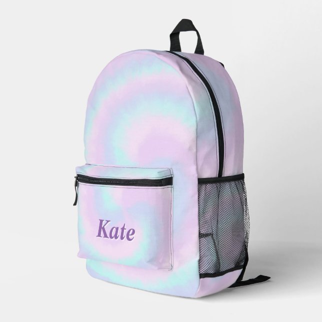 Personalisierte Hübsche Farbenfrohe Moderne Giralb Bedruckter Rucksack (Rückseitige Ecke Rechts)
